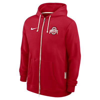 Ohio State Sideline Men's Nike Dri-FIT College Full-Zip Hoodie